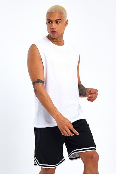 Superlife Superlife Men's Crew Neck Oversize Fit T-Shirt Spr21Y03