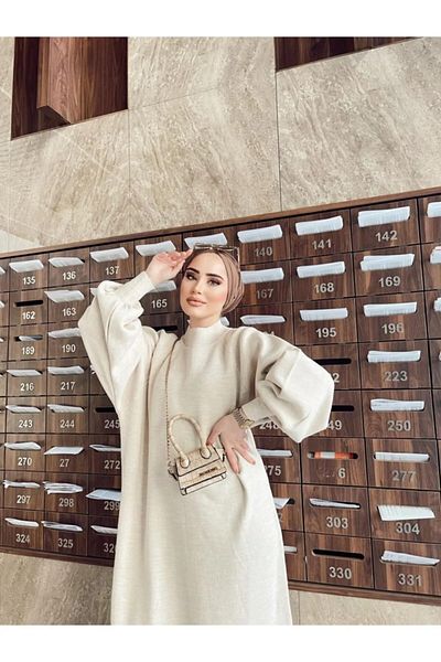 erk giyim Balloon Sleeve Dress