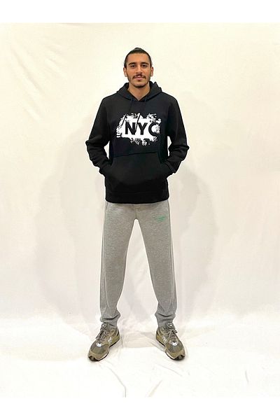Superlife Ανδρικό φούτερ Superlife Comfortable Fit με εσωτερικό φλις 3 νημάτων