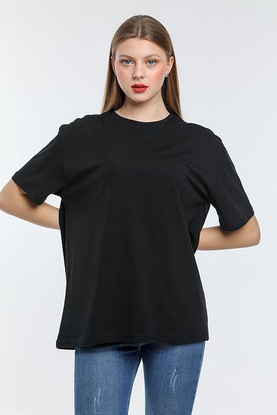 Superlife Süperlife Women's Crew Neck Oversize Fit T-Shirt Spr21Yk30
