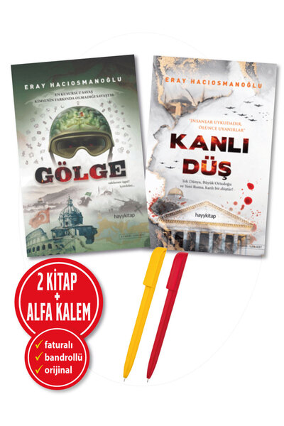 hayykitap Alfa Kalem+Eray Hacıosmanoğlu 2 Kitap Set Gölge + Kanlı Düş (YENİ)Araştırma/İnceleme-Hayykitap