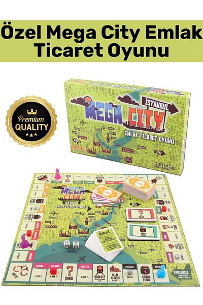 Wintoup Custom High Quality Mega City Istanbul Metropol Educational Tutorial Group Family Real Estate Trading Game