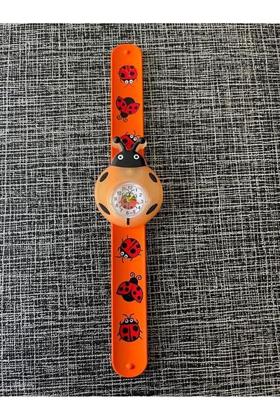 RoseRoi Ladybug Figured Watch Pat Pat Pat Lighted Children's Wristwatch