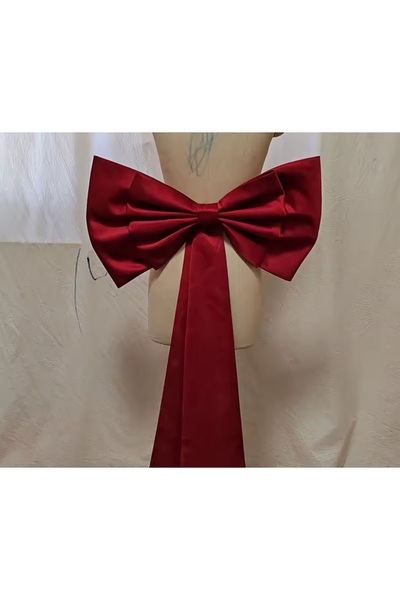 LO ADORO Satin Engagement Wedding Dress Accessory - Bow Ribbon Engagement Wedding Dress Accessories