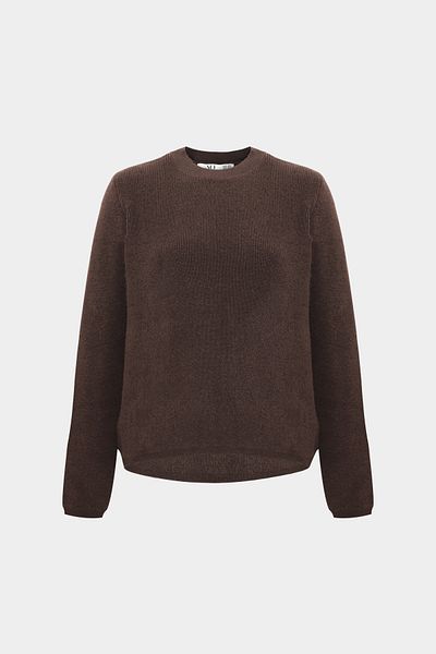 Açelya Okcu Premium Crew Neck Thessaloniki Knit Wool Blended Women's Knitwear Sweater