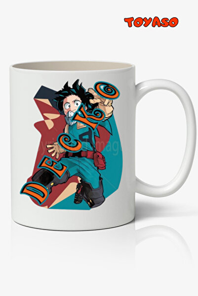 Toyaso My Hero Academia - Deku Izuku Midoriya Themed White Friend Gift Mug