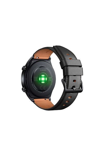 Xiaomi حزام جلدي للساعة متوافق مع ساعة S1 - أسود