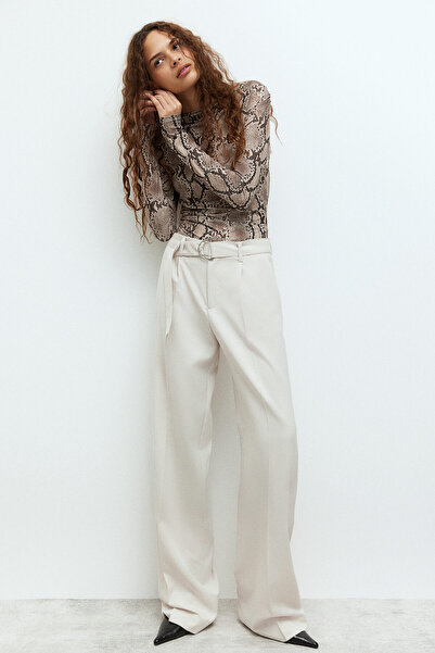 H&M Kemerli Şık Pantolon