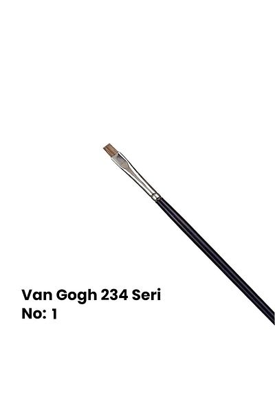 Van Gogh 234 Series Ox Ear Bristle Flat Cut Tip Brush No 1