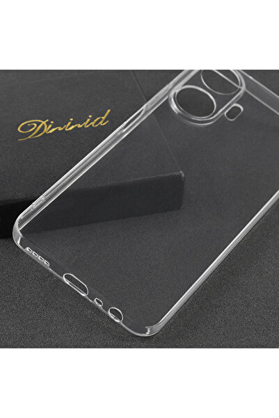 halkhouse Realme C55 Kılıf İnce Şeffaf Esnek Yumuşak Süper Silikon Kapak