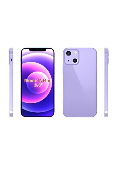 halkhouse iPhone 13 Mini Kılıf İnce Şeffaf Esnek Yumuşak Süper Silikon Kapak