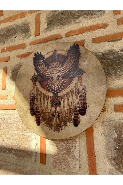 SULTANMUSİCALSHOP Şaman davulu(37cm)kam davulu,shaman drum,şamandavulu