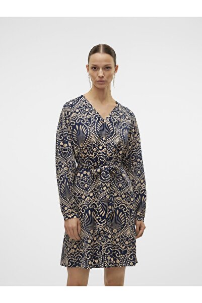 Vero Moda Elbise VMVILJA Orta Elbiseler