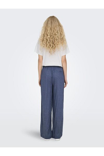ONLY Hose mit weitem Beinschnitt ONLTOKYO Hohe Taille Gerade geschnitten Hose mit weitem Beinschnitt