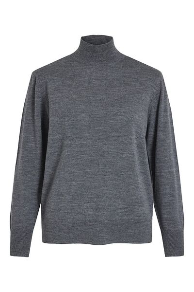 VILA Strickpullover mit Rollkragen