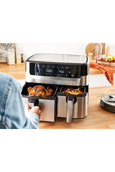 TEFAL Dual Easy Fry & Grill | 8.3L | Dual Drawers | Air Fryer + Grill | 8 Programs
