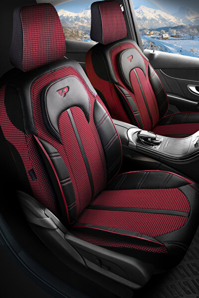 Panda Kılıf Panda Kars Series Skid Rail Fabric Car Seat Cover - Full Set