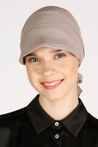 Vera Bone Ready Turban Sunstorm Milky Brown Χτενισμένο βαμβάκι