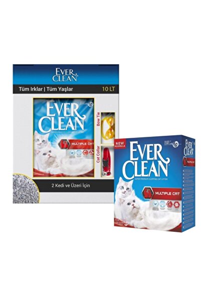 Ever Clean Multiple Cat Çok Kedili Topaklanan Kedi Kumu 10 Lt