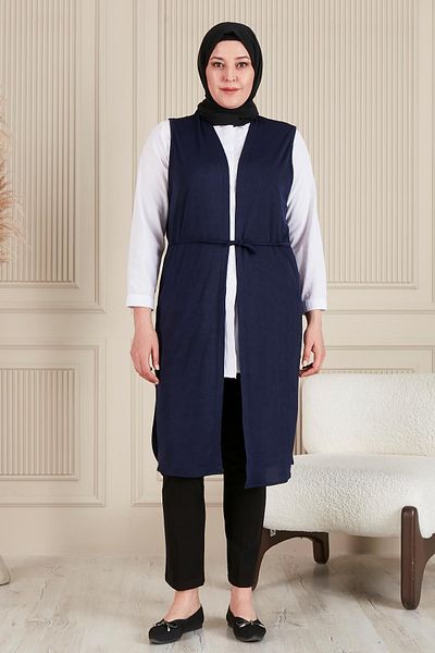 Ferace Large Size Long Vest - Women's All Seasons