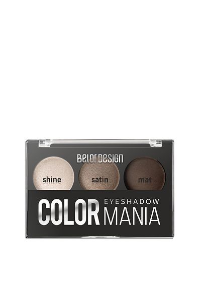 Belor Design Colormania Colorful Eyeshadow Tone:34 Cream Gray