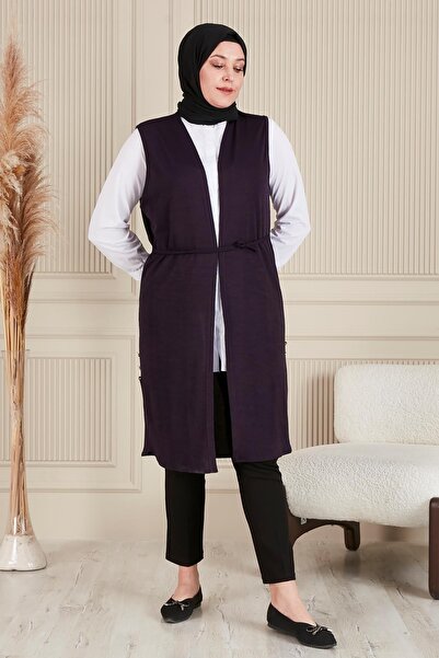 Ferace Large Size Long Vest - Women's All Seasons