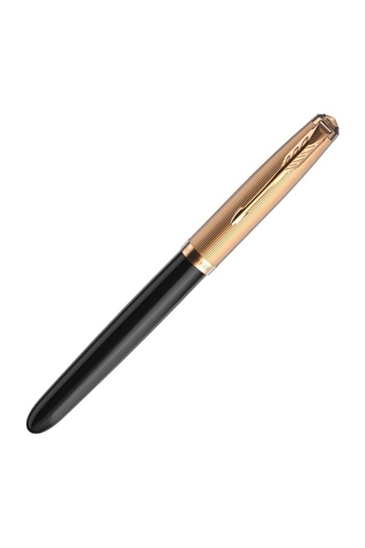 Parker PK 51 Deluxe Siyah GT Dolma Kalem, 18K M Uç 2123512
