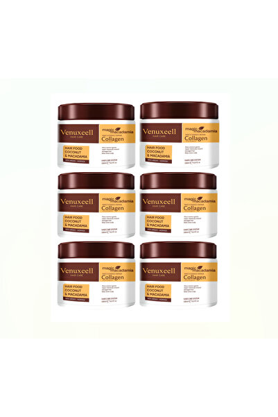Venuxeell Yıpranmış Saç Onarımı Argan Keratin Kollajen Onarıcı Saç Maskesi Sa...