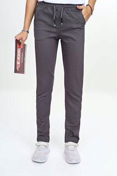 Joui Co Kız/Erke kÇocuk Unisex Pamuklu Gabardin Okul Pantolonu