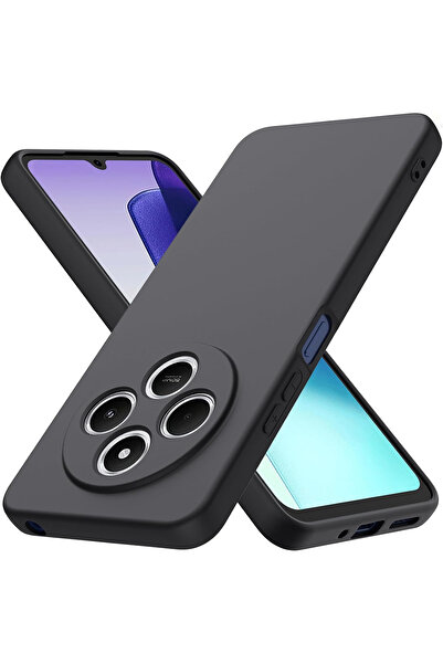 Fibaks Xiaomi Redmi 14C 4G Kılıf Kadife Lansman Soft Yumuşak Liquid Silikon K...