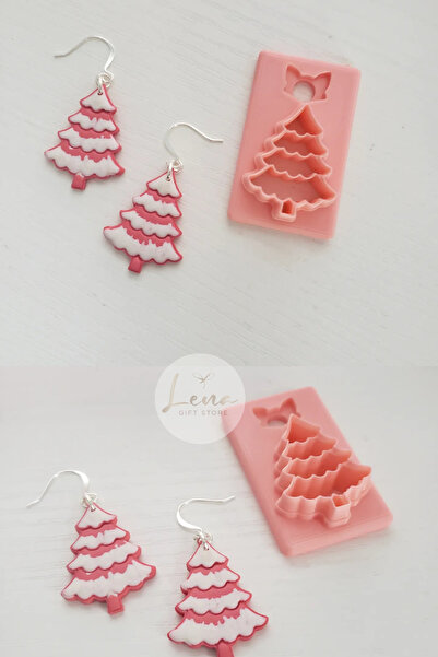 Lena Gift Store Christmas Tree Ceramic Polymer Clay Cutting Mold (1 Pcs) Clay...