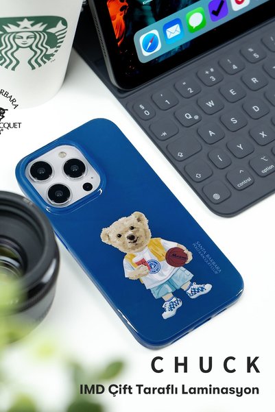 Santa Barbara Polo & Racquet Club Sbprc iPhone 14 Pro Compatible Case with Chuck Figured Printed Cover
