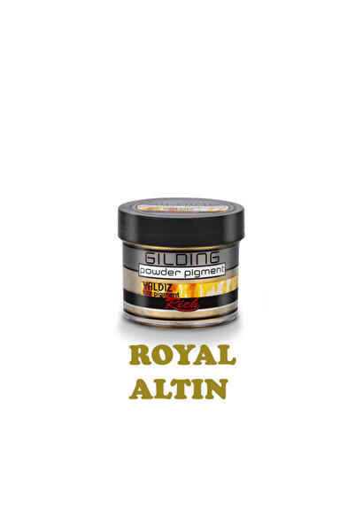 hobiadresi GILDING POWDER YALDIZ TOZ PIGMENT 60 CC ROYAL ALTIN