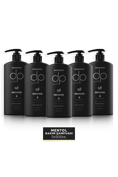 dp Daily Perfection Menthol Shampoo - 500 ml X 5 Pieces