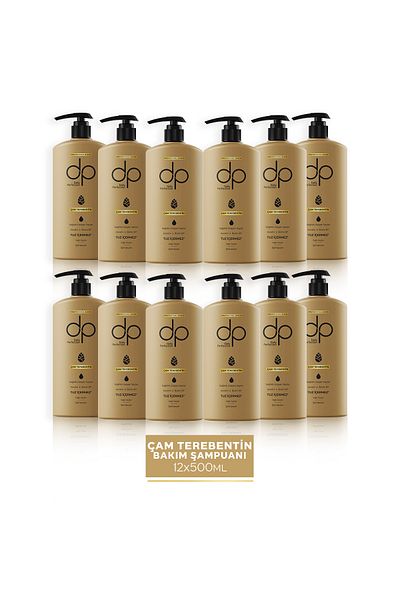 dp Daily Perfection 500 ml Pine Turpentine Shampoo - 12 Pieces