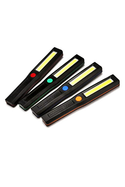 Janva Tamirci Süper Parlak Cob LED Işıklı 3 MOD Çalışma Pilli El Feneri 1 ADET