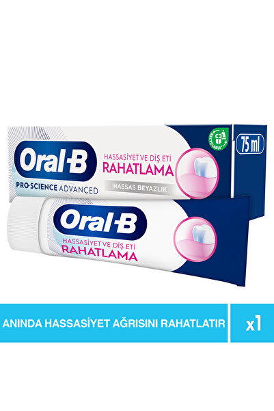 Oral-B Pro-Science Advanced Hassasiyet ve Diş Eti Rahatlama Ferah Beyazlık Di...