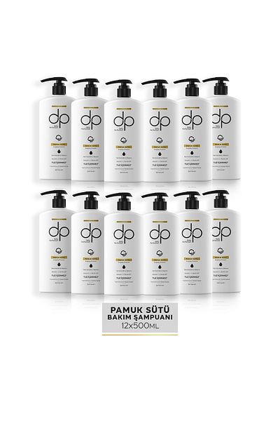 dp Daily Perfection 500 ml Cotton Milk Shampoo - 12 Pieces