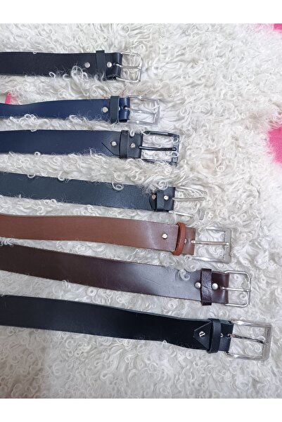 hoaryage Унісекс Спортивний ремінь з натуральної шкіри бика, ширина 4 см