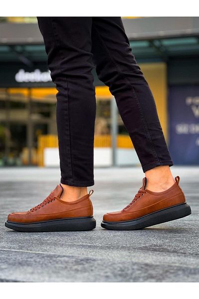 Knack Casual Shoes 814 Tan (Black Sole)