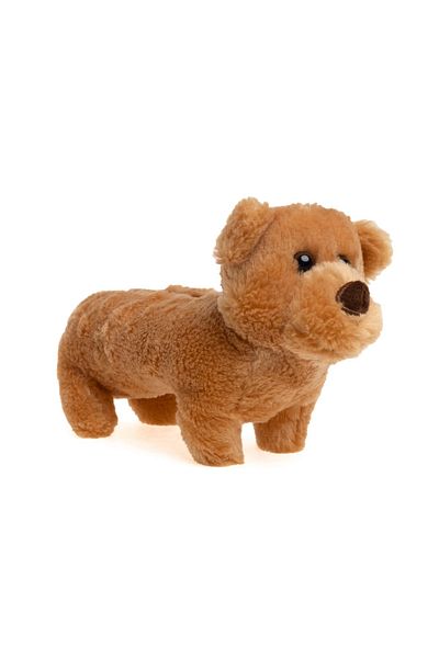 VUKİ 3D Plush Bear Pattern Horizontal Pencil Case with Zipper