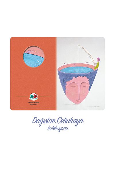 Vak Vak Yayınları Vakvak, -A Dream: Swimming Inside- Set of 3 Notebooks-Cetinkaya from the Mountain-Unlined-192 Pages-14X21Cm