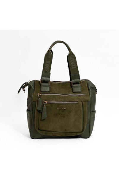 David Jones Femei geantă de umăr Kaki