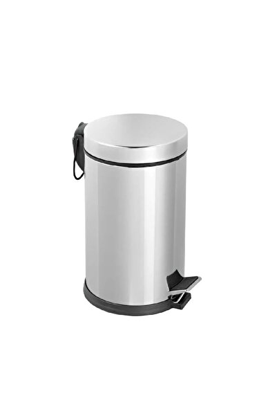 Layrol 8 Lt Paslanmaz Pedallı Çöp Kovası (BANYO - MUTFAK - TUVALET - BALKON)