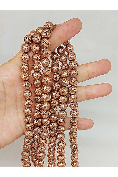 Yasamtohumu 8mm autentična žica od lava kamena - 54620