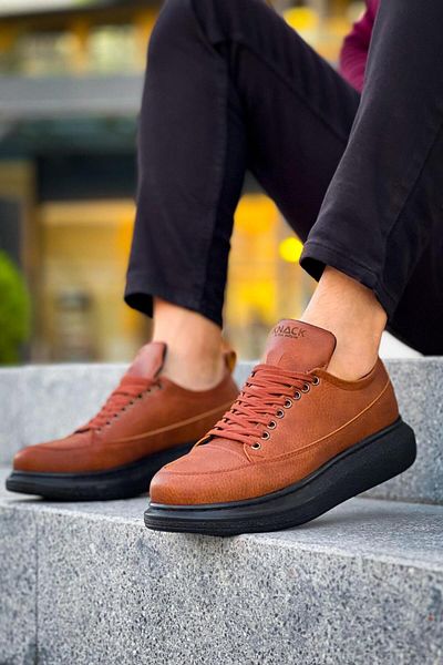 Knack Casual Shoes 814 Tan (Black Sole)