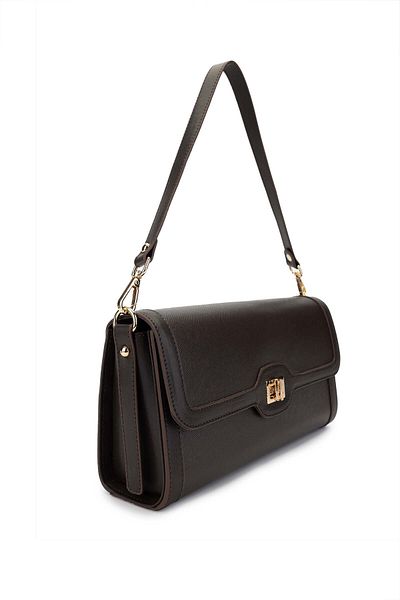 Tamer Tanca Women's Vegan Brown Shoulder Bag