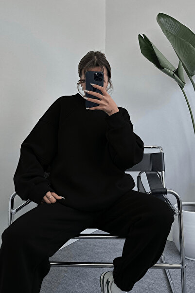 YAKAMEL Γυναικείο Σετ Φόρμας Premium Model Basic με λαιμόκοψη ποδηλάτου, κομψ...