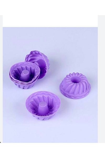EŞİYOK Silicone 6-Piece Colorful Cake Mold