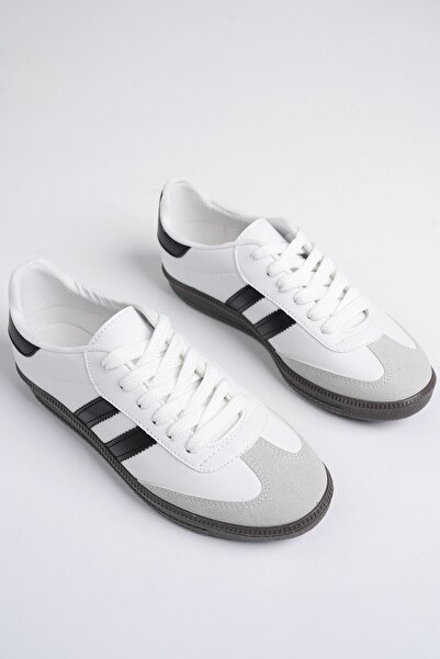 MUGGO Gordon Unisex Ortopedik Günlük Garantili Bağcıklı Yürüyüş Koşu Sneaker Spor Ayakkabı